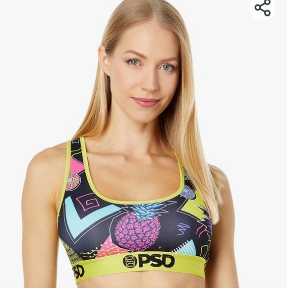 🤩PSD 90's Cheap Pineapple Sports Bra - Picture 9 of 16